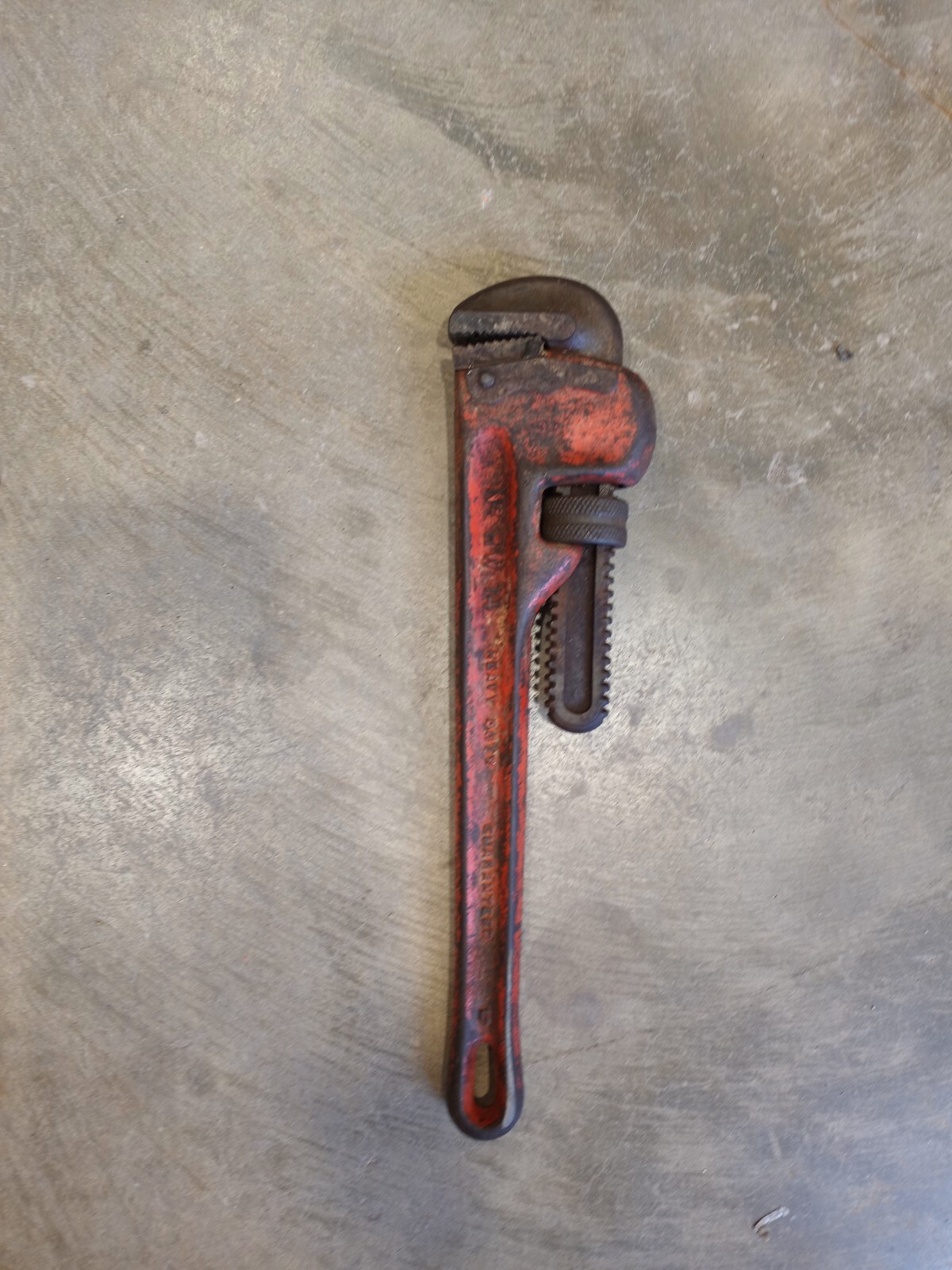 Reed Mfg  RW14 - 14" Heavy-Duty Straight Handle Pipe Wrench, USA  ERIE PA