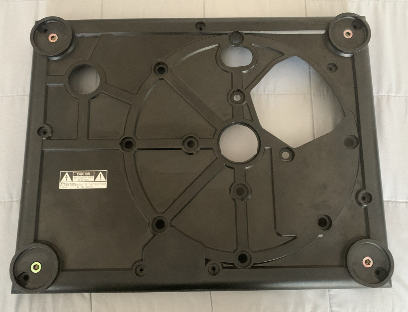 Technics SL-1200MK2 Rubber Base Bottom Cover (REPAIRED) (GREAT CONDITION)