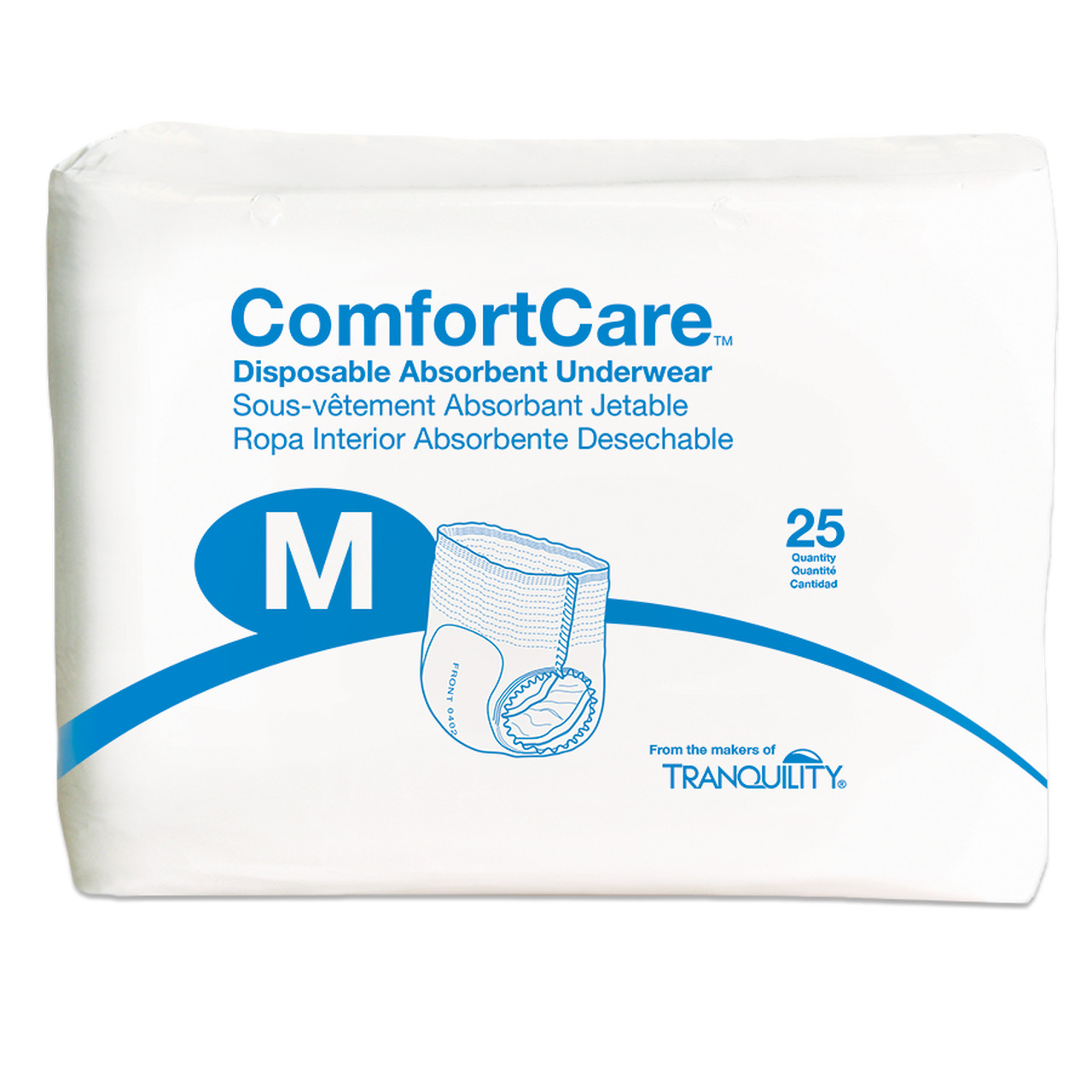 Disposable Absorbent Underwear, Medium 34'' - 48'' PK/25 #2975-100