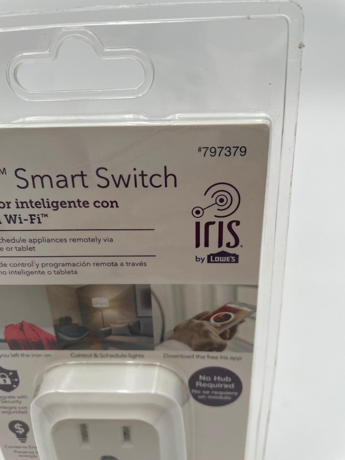 Iris By Lowes Wi-FI smart switch 797379 New