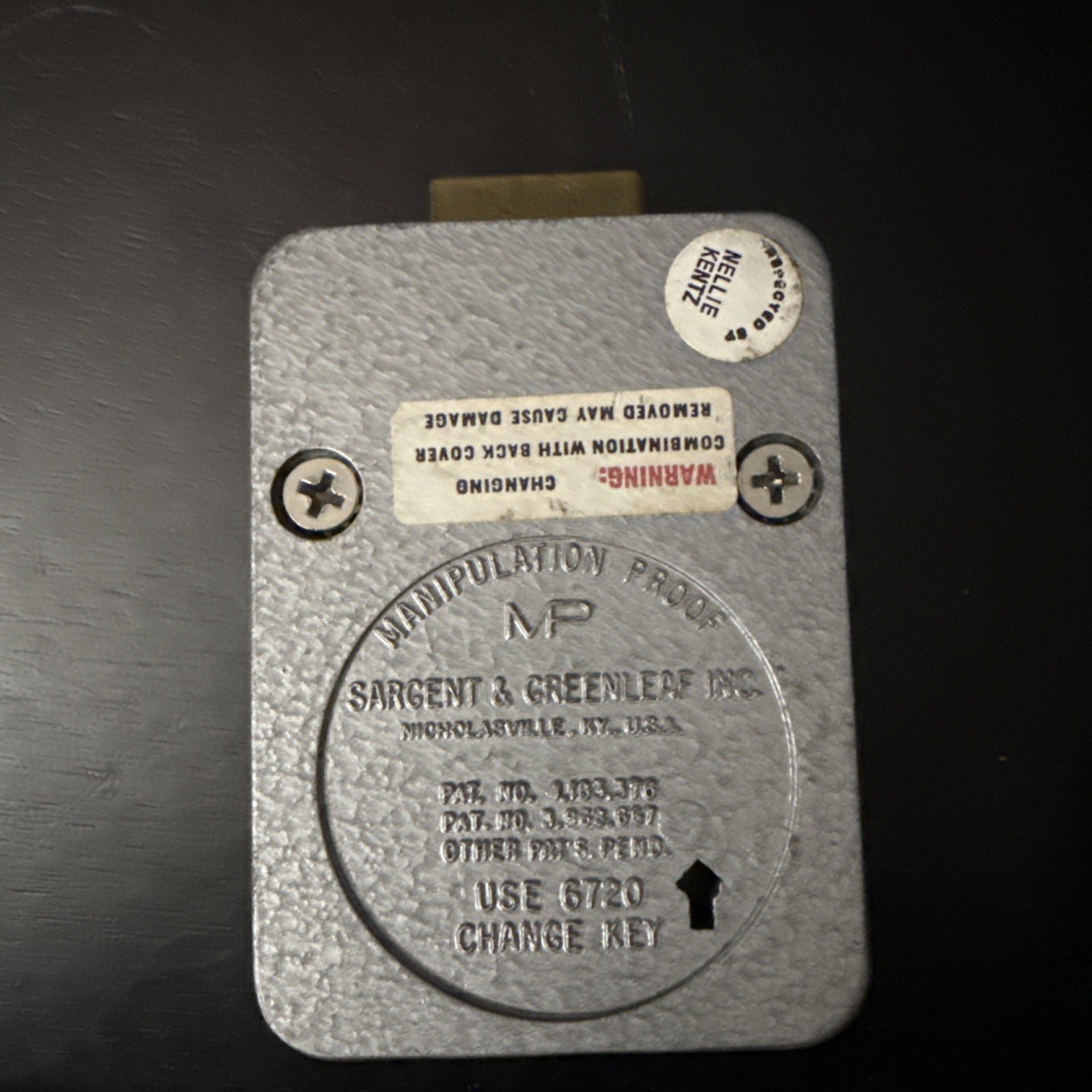 Sargent & Greenleaf Series Combination Lock