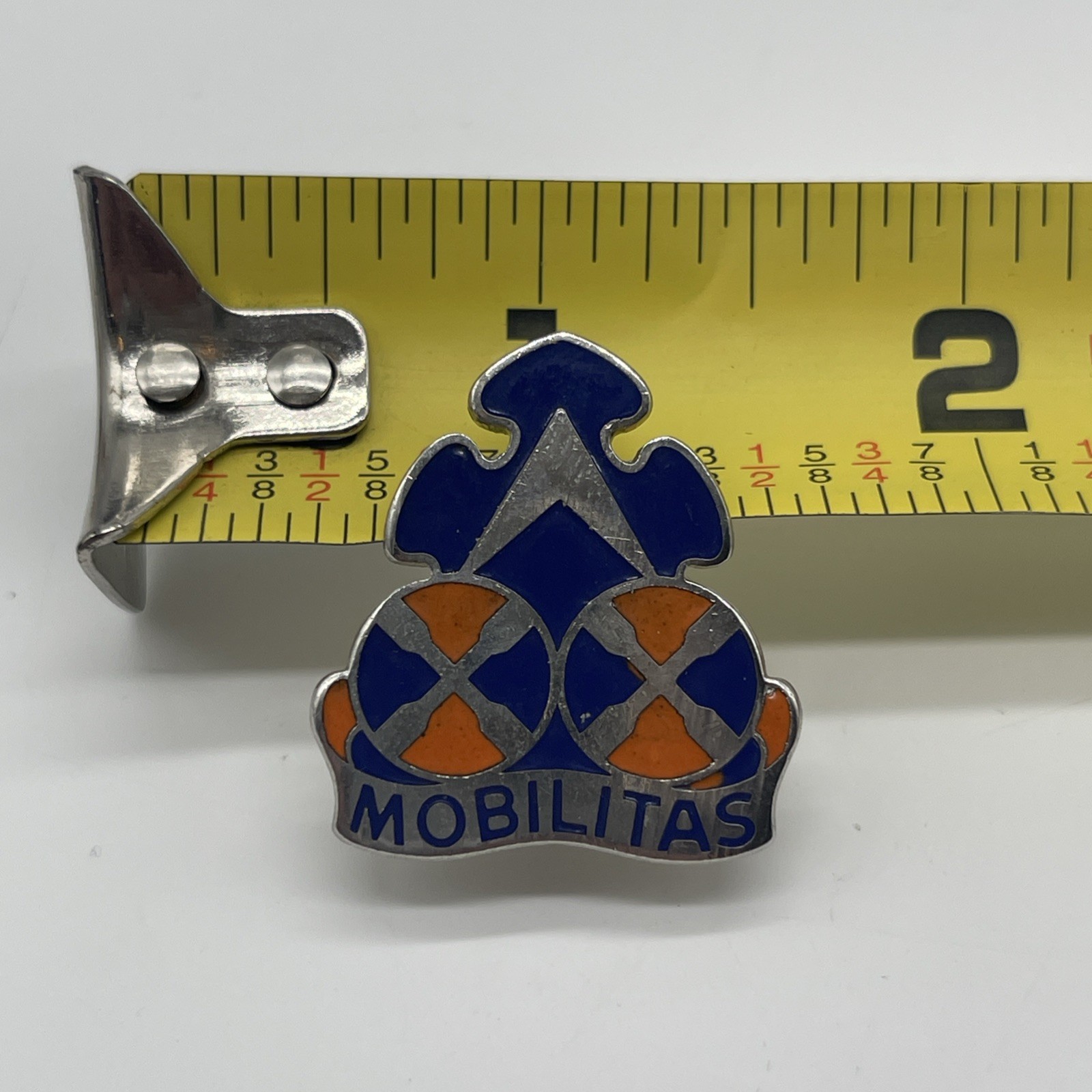 U.S. Military 19th Aviation Battalion DI DUI Crest Pin Clutch Insignia E-23 MOBI