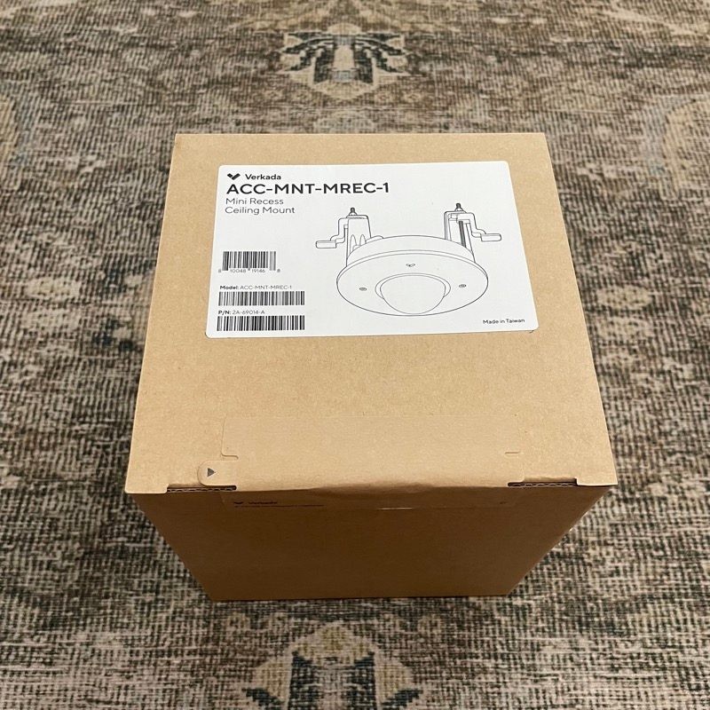 Verkada ACC-MNT-MREC-1 Mini Recess Ceiling Mount for Mini Dome Camera NEW
