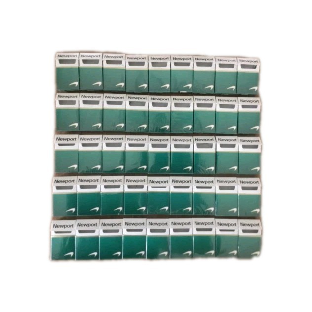 50 Used Empty Packs Newport Menthol Cigarette Boxes Packs Shorts No Tobacco