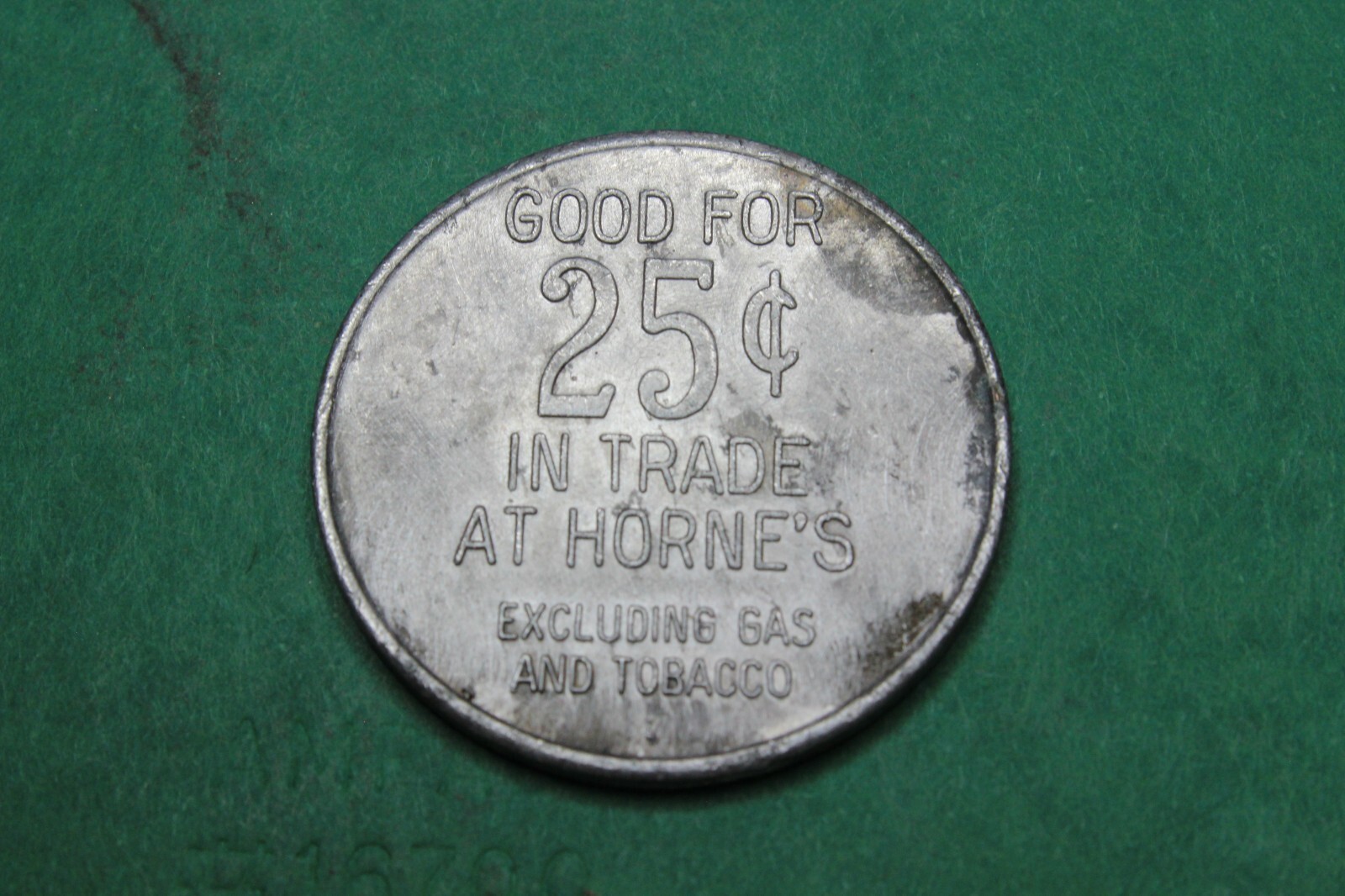 TRADE TOKEN-HORNE'S