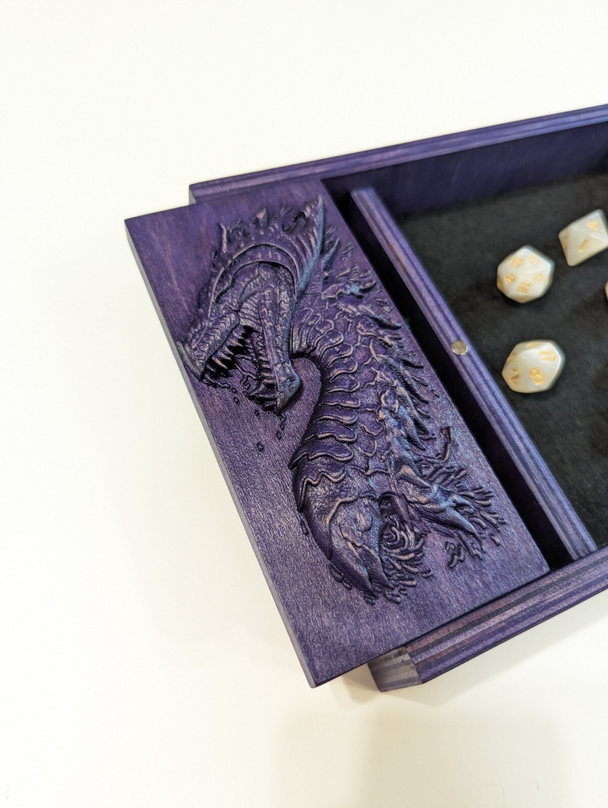 Dice tray Dice holder | Many felt colors | Dice box | Perfect Gift for D&D Fans