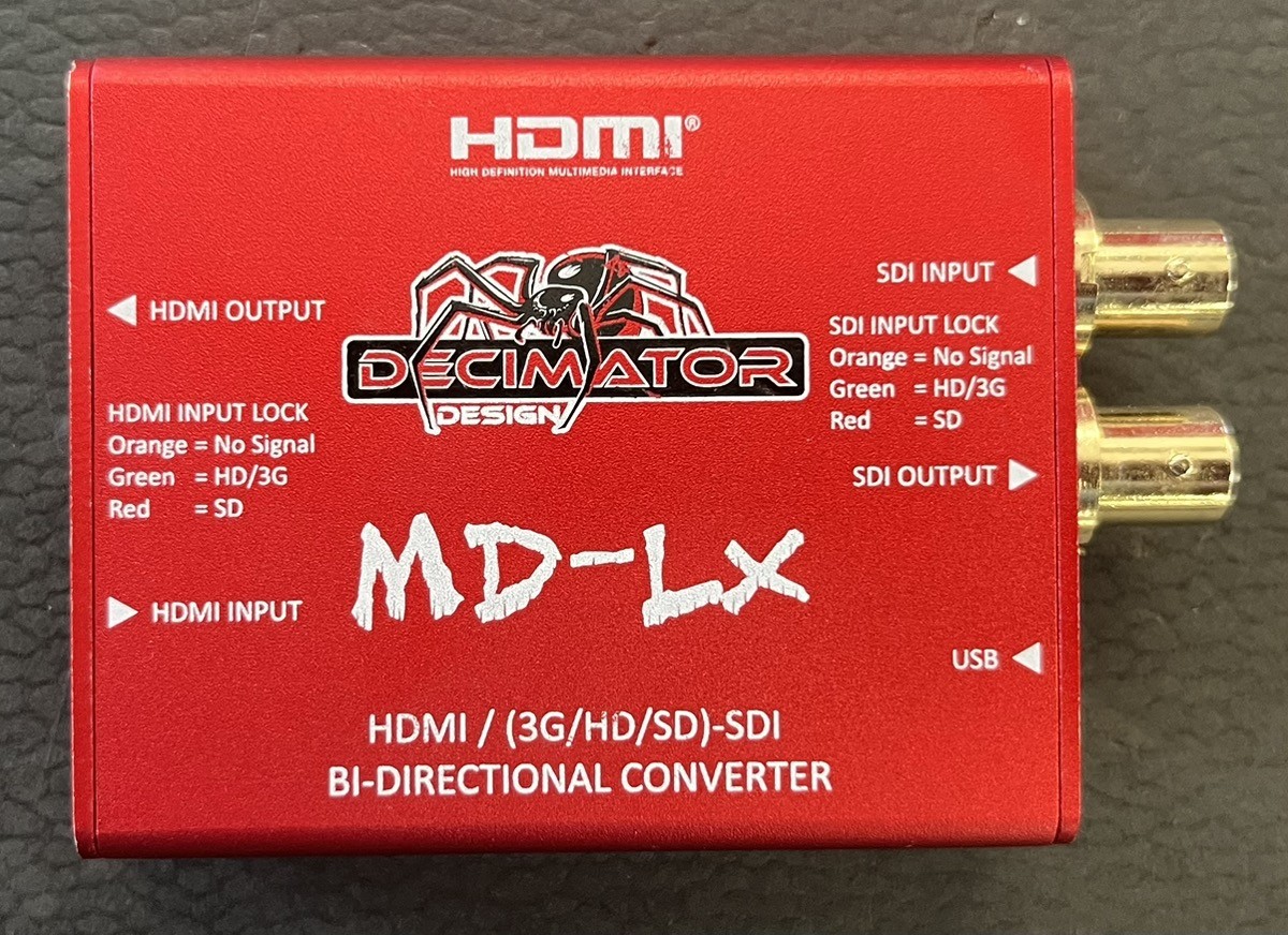 Decimator Design MD-LX HDMI SDI Bidirectional Mini Converter (PD4058358)