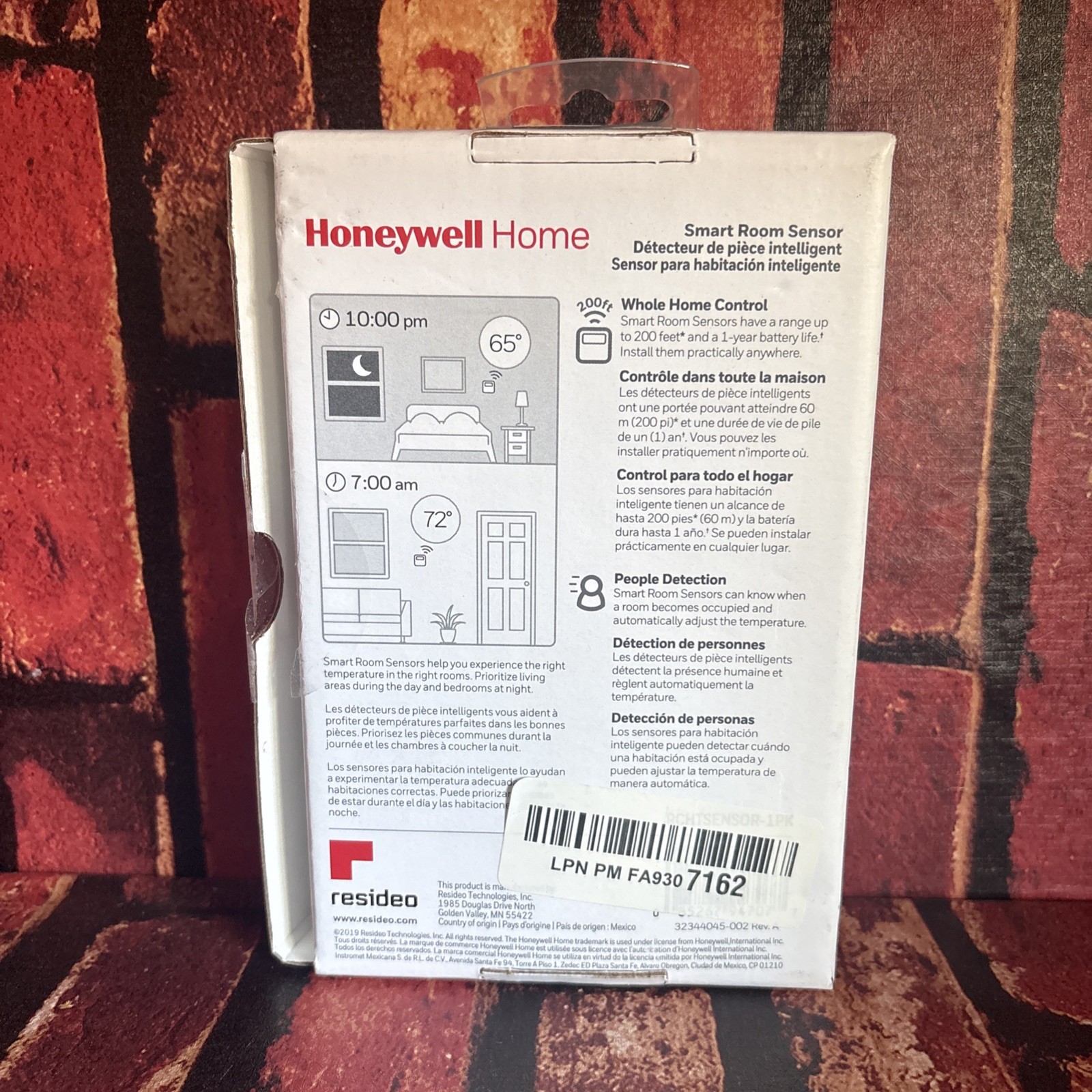 Honeywell Home Smart Room Sensor
