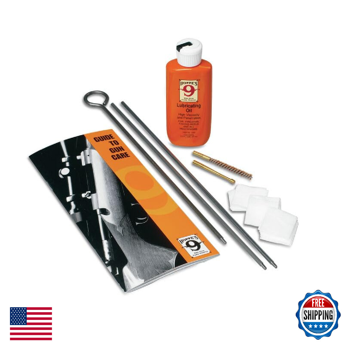 HOPPE'S Air Rifle/Pistol Cleaning Kit - .17 Caliber BB & Pellet Guns