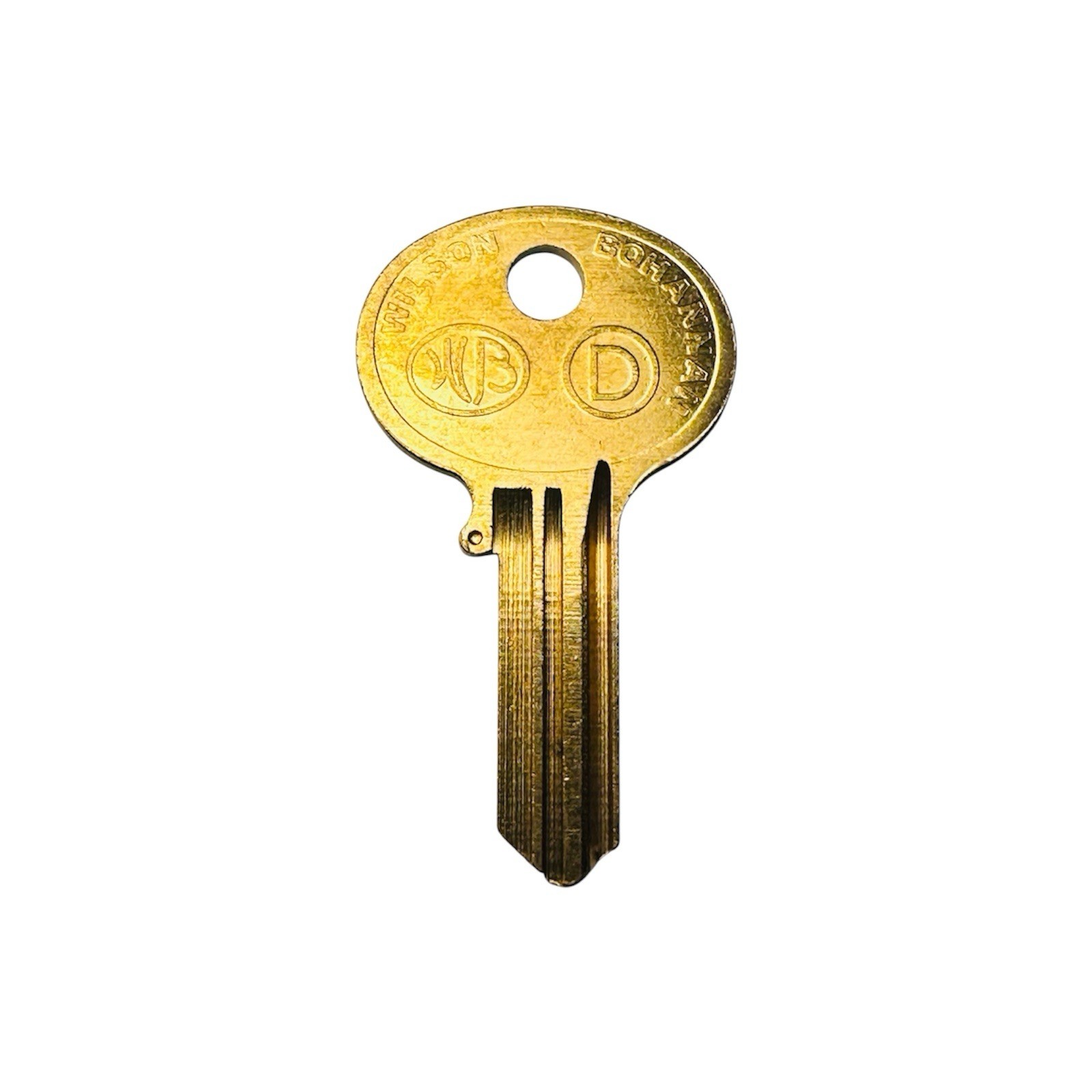 1 New OEM Wilson Bohannon WB Commercial KB5D Key Blank 5 Spaces Stamped "D"