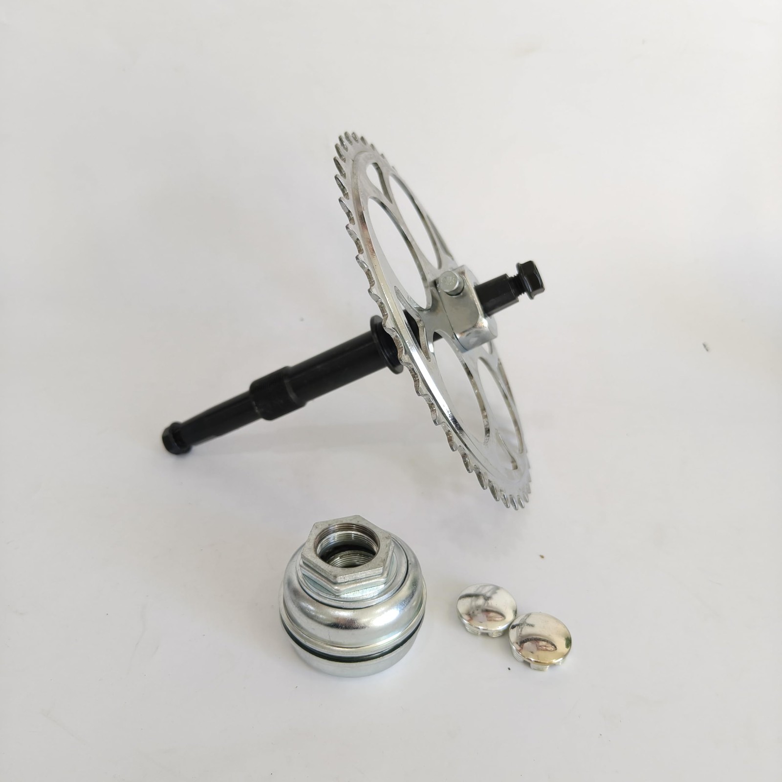 3 Pcs 44T Crank Assembly Conversion Kit Set Bottom Bracket Bicycle Part