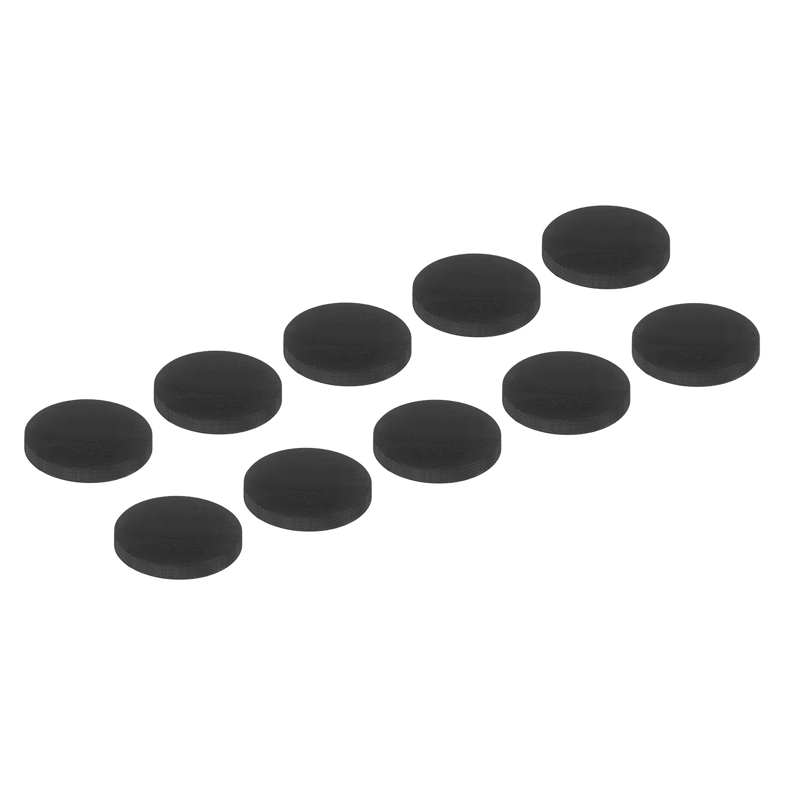 10 Pcs Non Slip Furniture Pads 50mm x 5mm, Adhesive Backed Rubber Feet