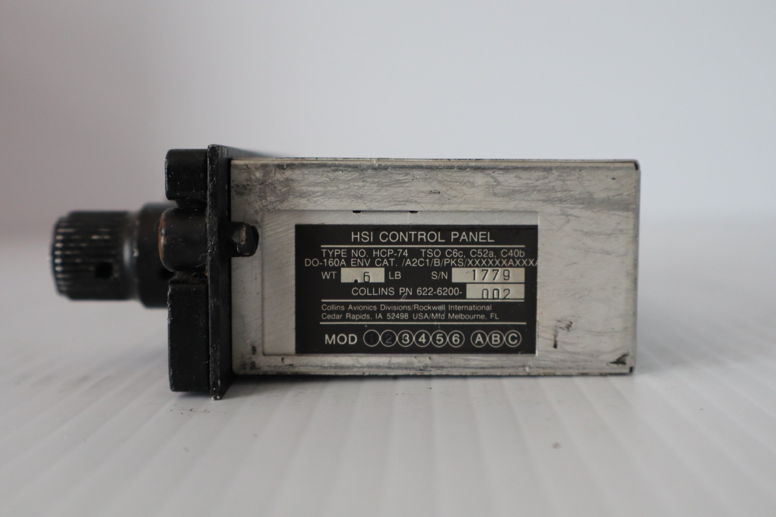 Collins HCP-74 HSI Control Panel 622-6200-002 with Mod's