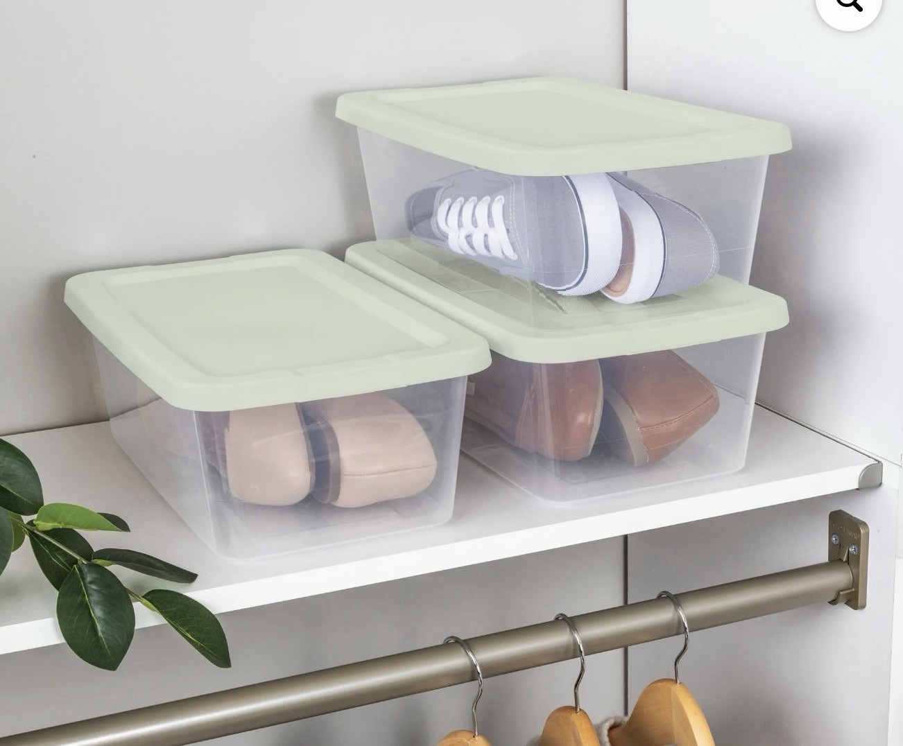 Sterilite Set of (10) 6 Quart Storage Boxes, Clear Plastic - New