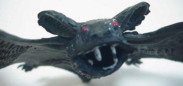 Rubber Black Spider 17" 1970s Bat Vintage