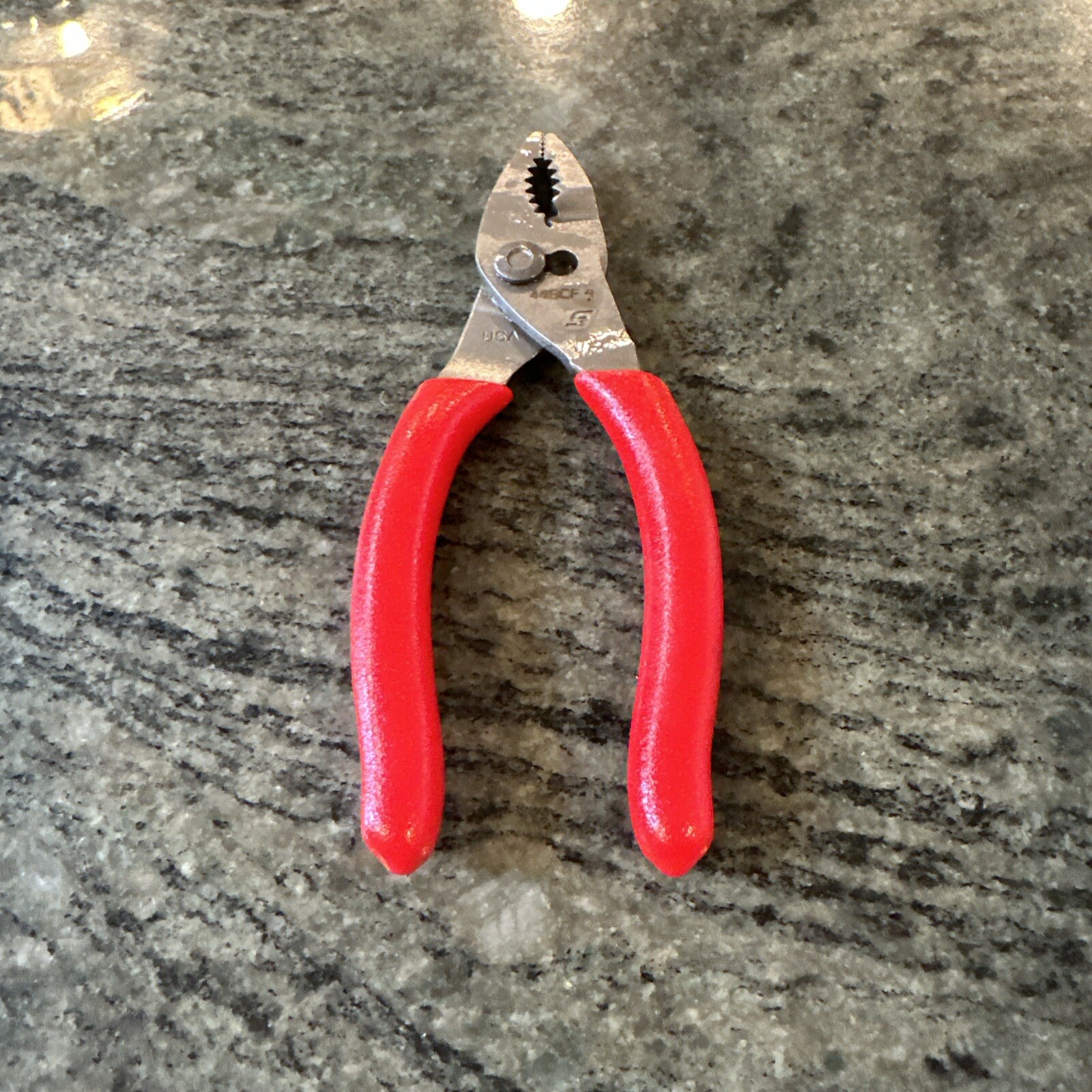 Snap On 44bcf 4” talon grip slip Joint pliers red 4-1/2” new