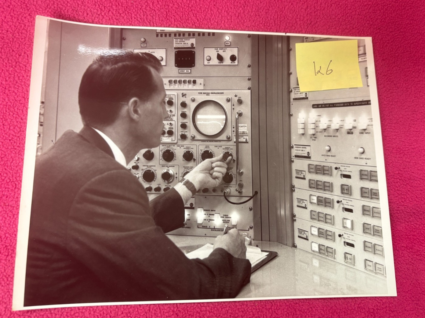 NASA vintage REAL PHOTO space AERONAUTICS travel NIMBUS DATA CENTER goddard
