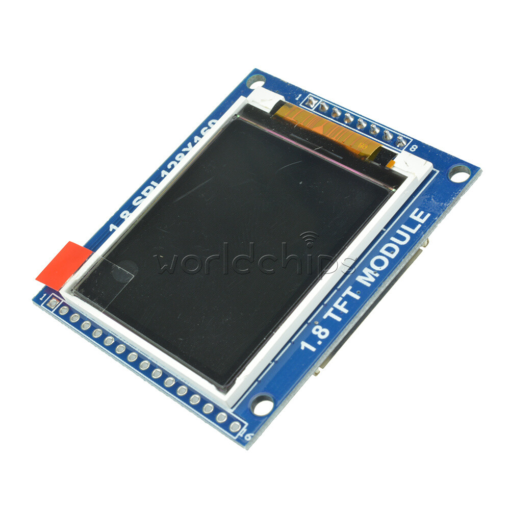 1.8" Serial SPI TFT LCD Module Display With PCB Board ST7735B IC New