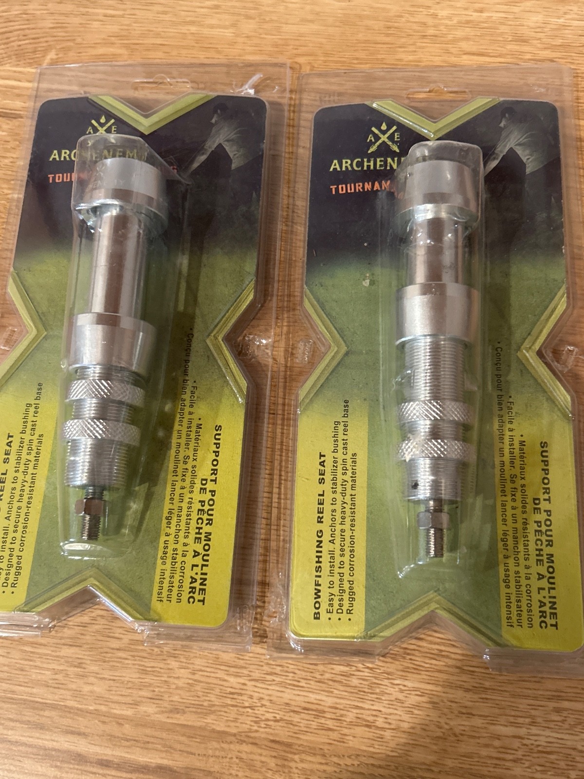 Two NIP Archenemy Tournament Series Bowfishing Reel Seat Archery Fishing Free PH