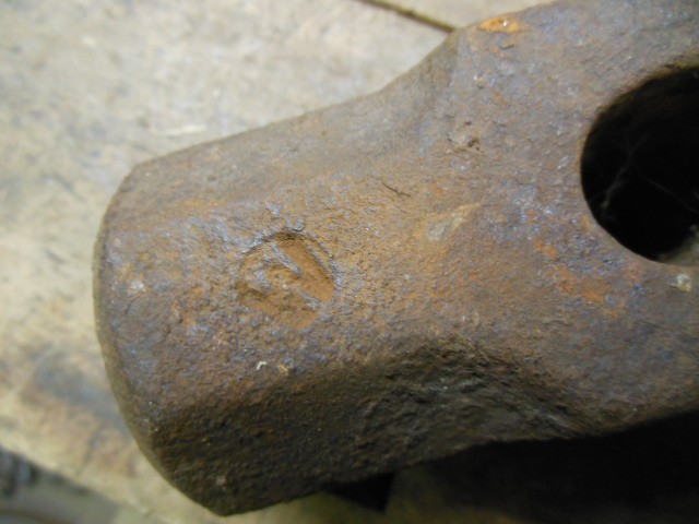 Vintage warwood 8lb sledge hammer head double face old blacksmith tool