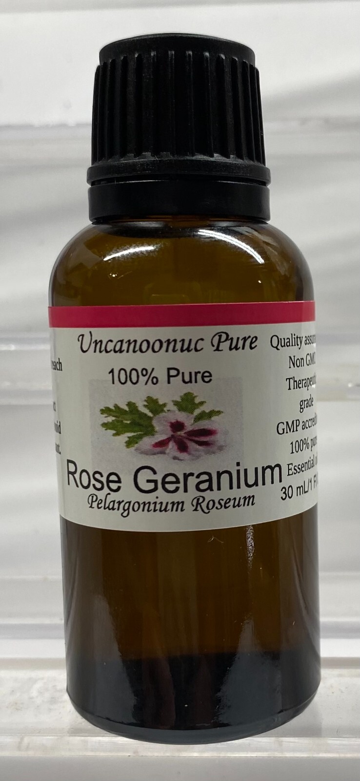Rose Geranium Essential Oil 100% Pure | Therapeutic Grade | Aromatherapy