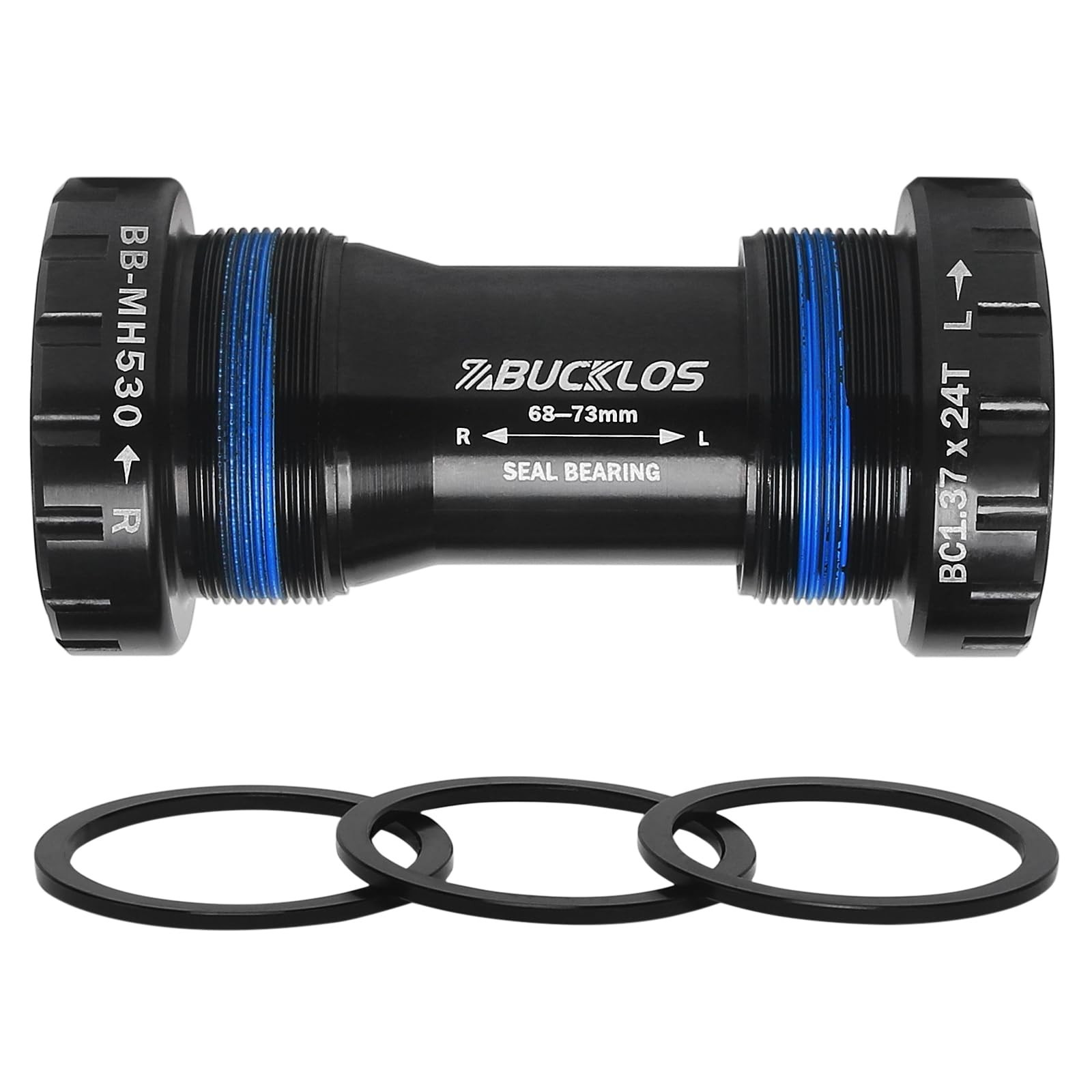 BUCKLOS Threaded/PressFit/Dub Bottom Bracket BSA 68-73mm/86-92mm -Ceramic/Ste...