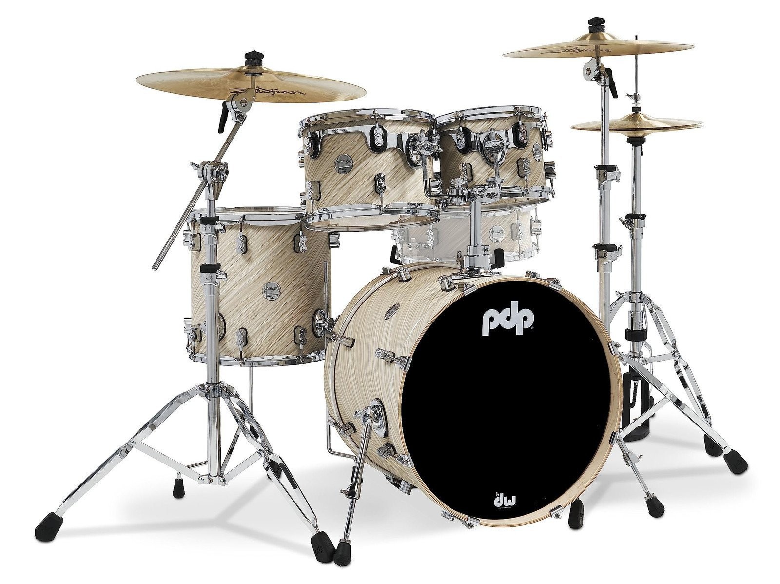 Pacific Drums & Percussion PDP Concept Maple 4-Piece Fusion, Twisted Ivory...