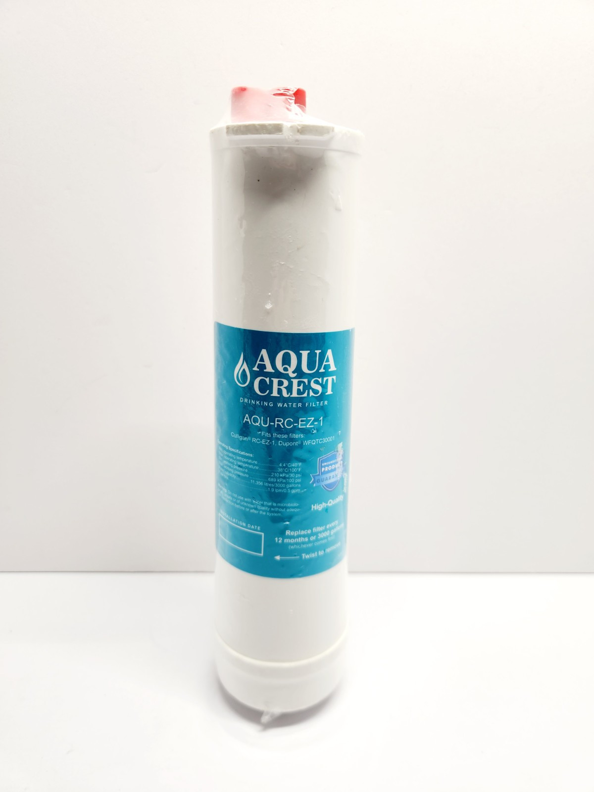 Aqua Crest AQU-RC-EZ-1 Water Filter Fits Culligan & Dupont - Sealed