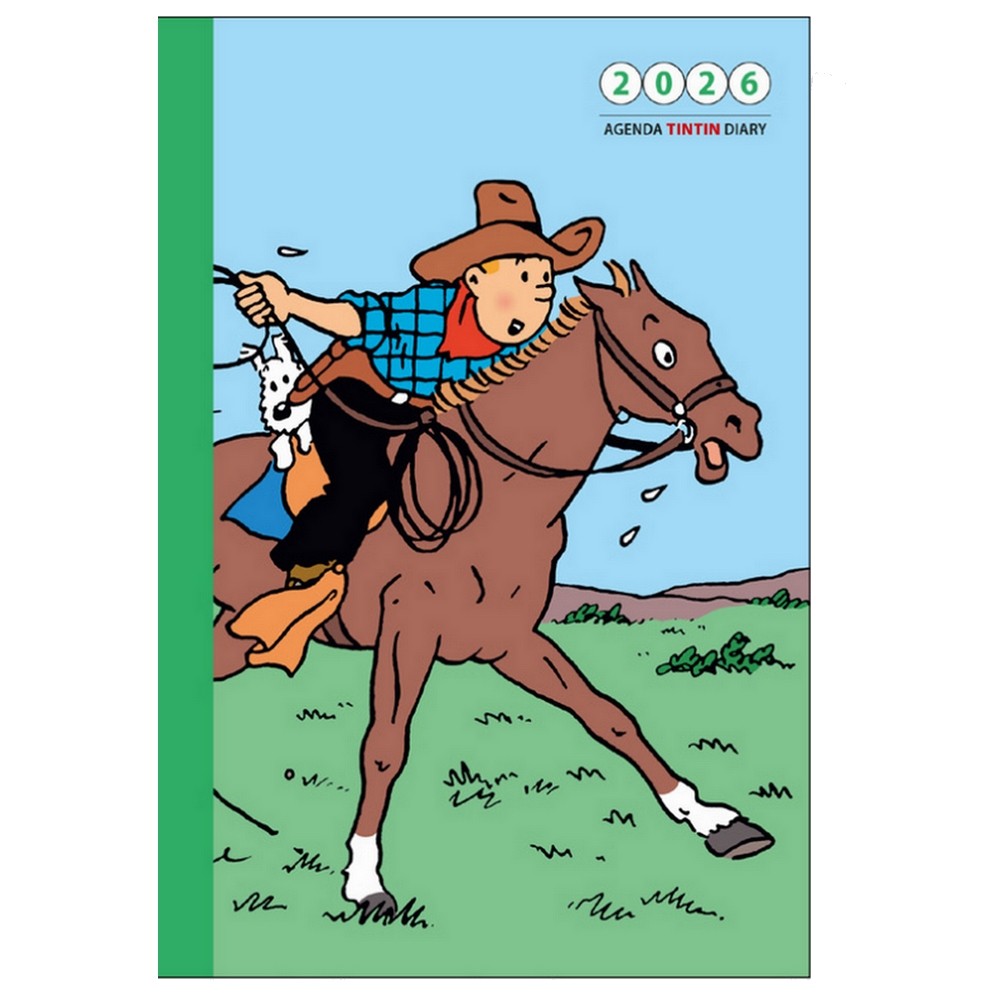 Pocket Diary 2026 Tintin and Leisure Activities 10x15cm (24496)