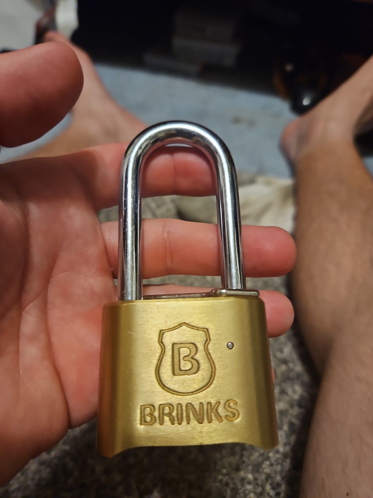 BRINKS (665-50052) Combination Lock Resettable, 50mm 2" Solid Brass (L24)