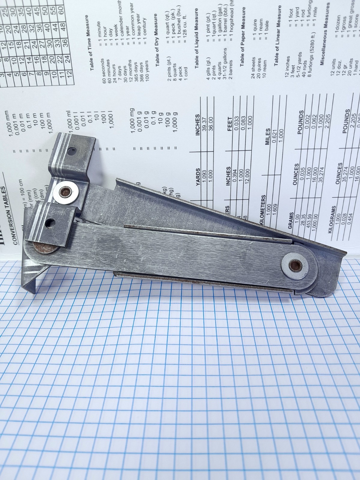 Vintage Oregon / Piano Top Locking Hinge, 10 Inches