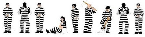 Model Power N 1376 Prisoners, Black and White (9)
