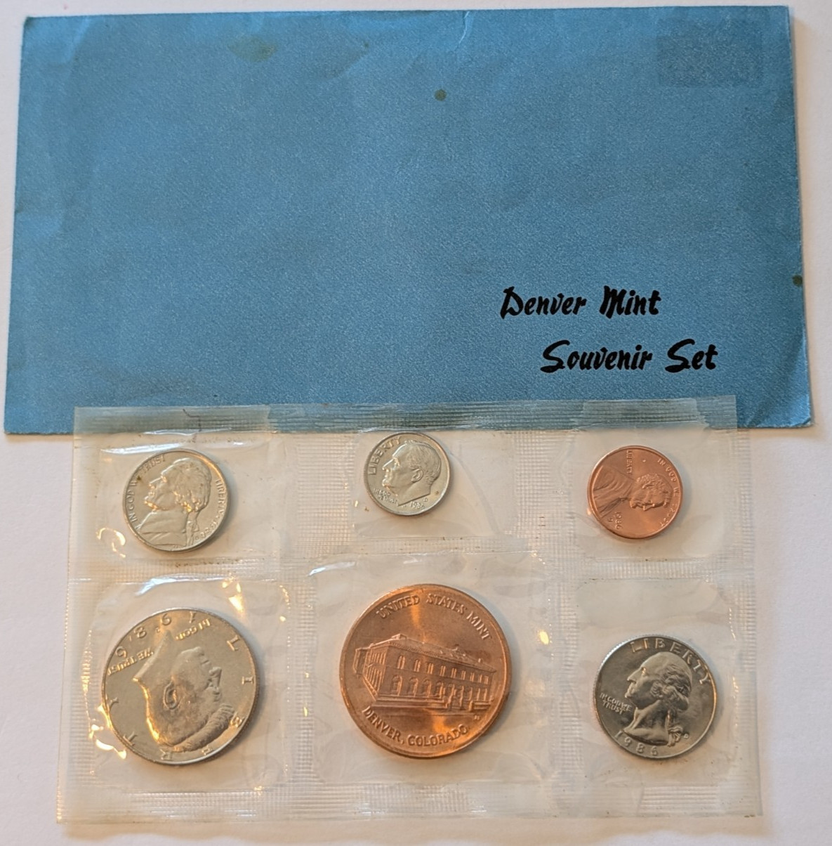 1986 D US Mint Souvenir Ser