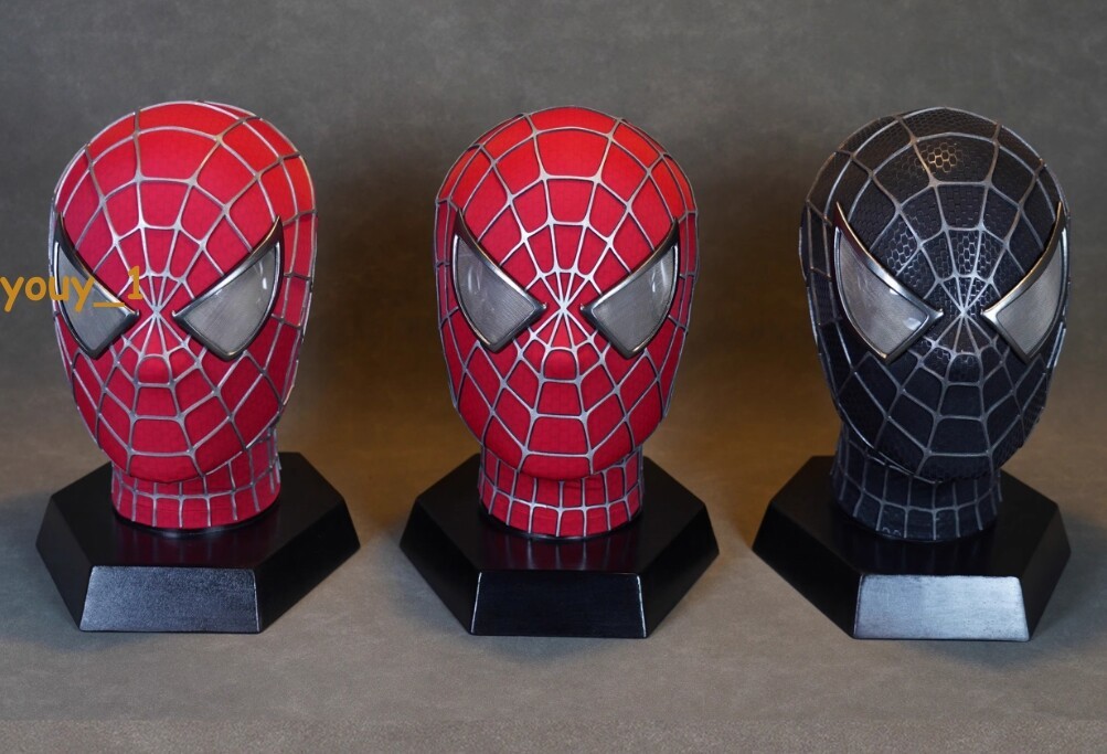 Spider Man Venom Spiderman Tobey Maguire Replica Helmet Mask Gift Cosplay Props