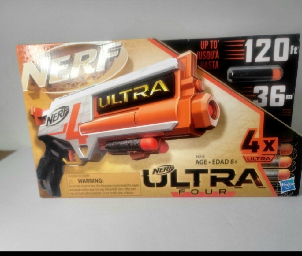 Nerf Gun Ultra Four Dart Blaster 4 Nerf Ultra Darts Single Shot Blasting