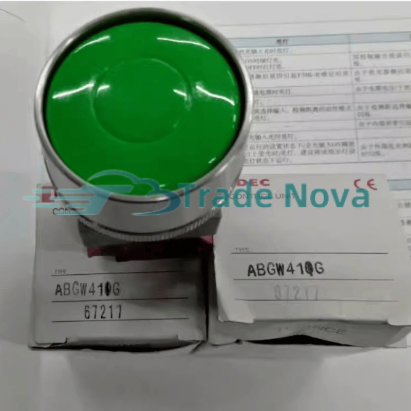 1PCS New IDEC ABGW411G 1NO+1NC Push button switch Fast Delivery