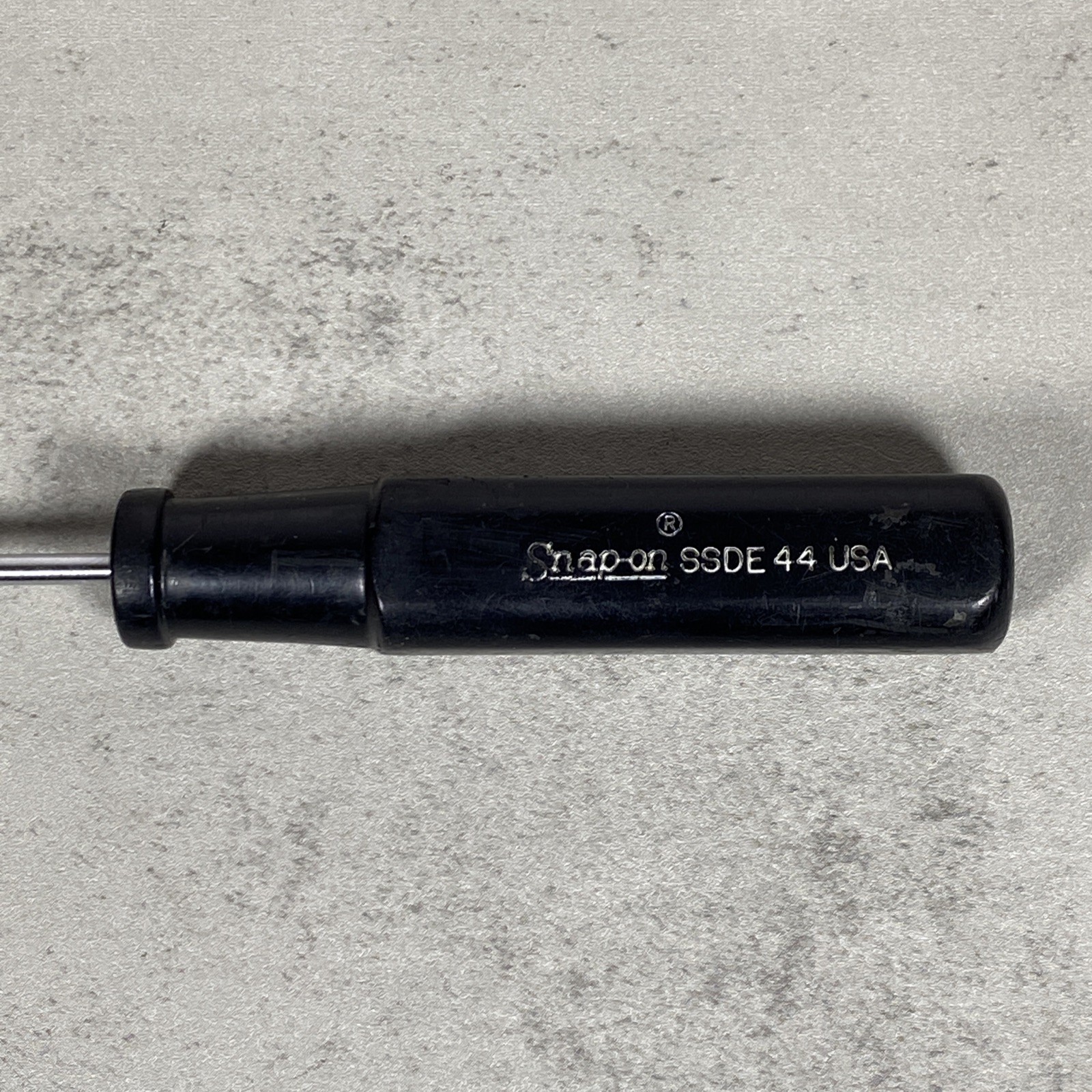Snap-on Tools USA SSDE44 7" Precision Electrical Slotted Thin Screwdriver Black