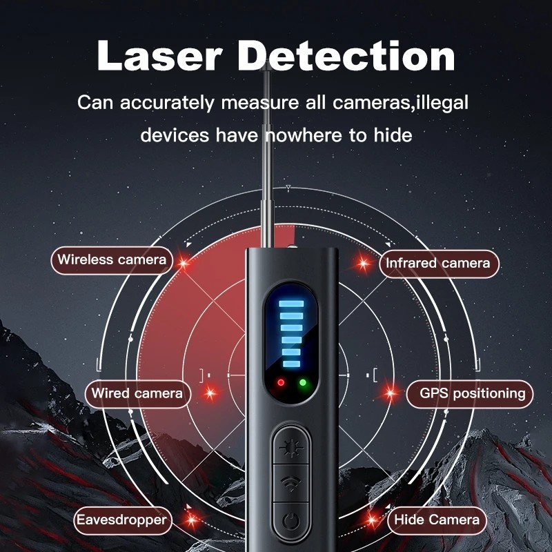 Hidden Camera Detector, Camera Detector, Anti Spy, GPS Tracker Detector, Portabl