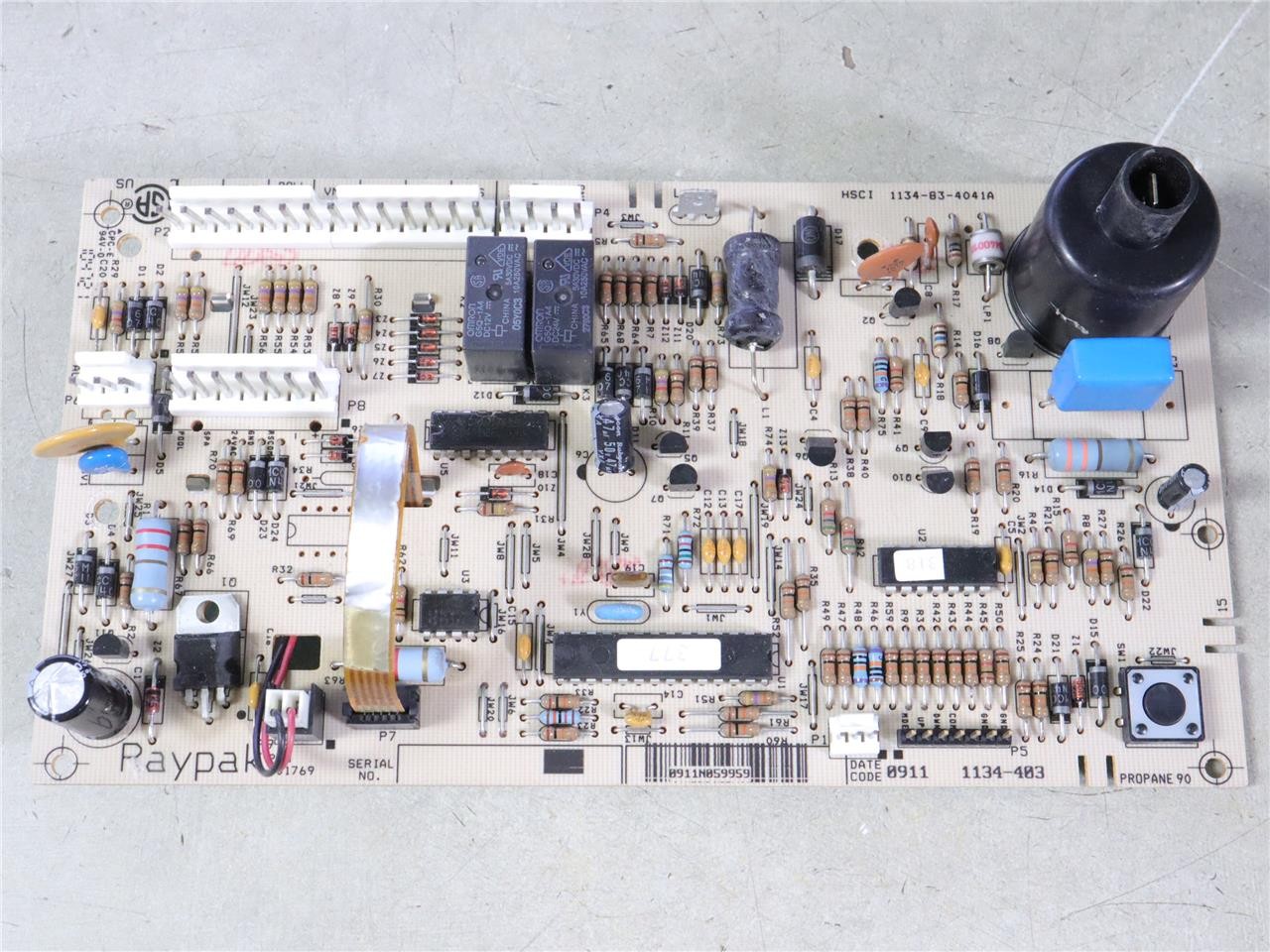 Raypak 601769 Pool Spa Heater PCB Control Circuit Board 1134-403 1134-83-4041A