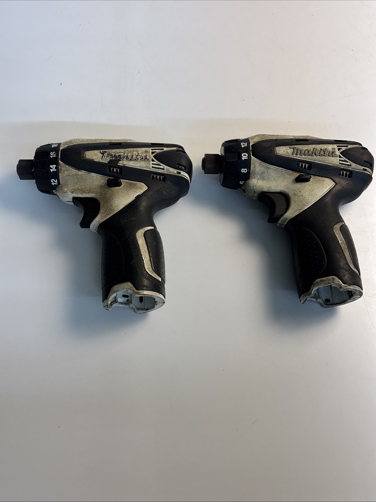 Makita DF030D 10.8V Cordless Drill Driver Pair Tested Working Tool Only
