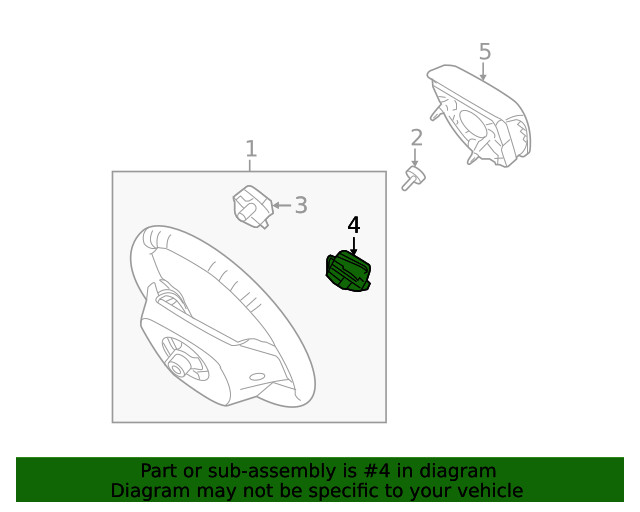 Genuine Ford Cruise Control Switch AV1Z-9C888-A