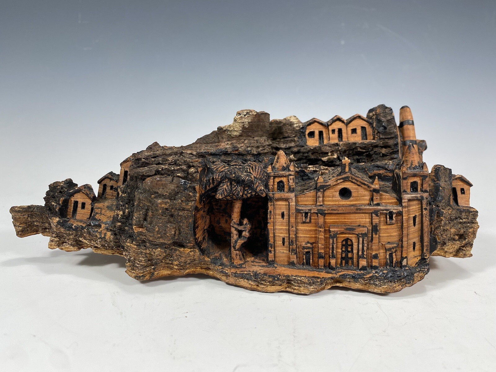 Brazil Brasil Catedral Da Se Recife E Olinda Wood Resin Sculpture w/ Dedication