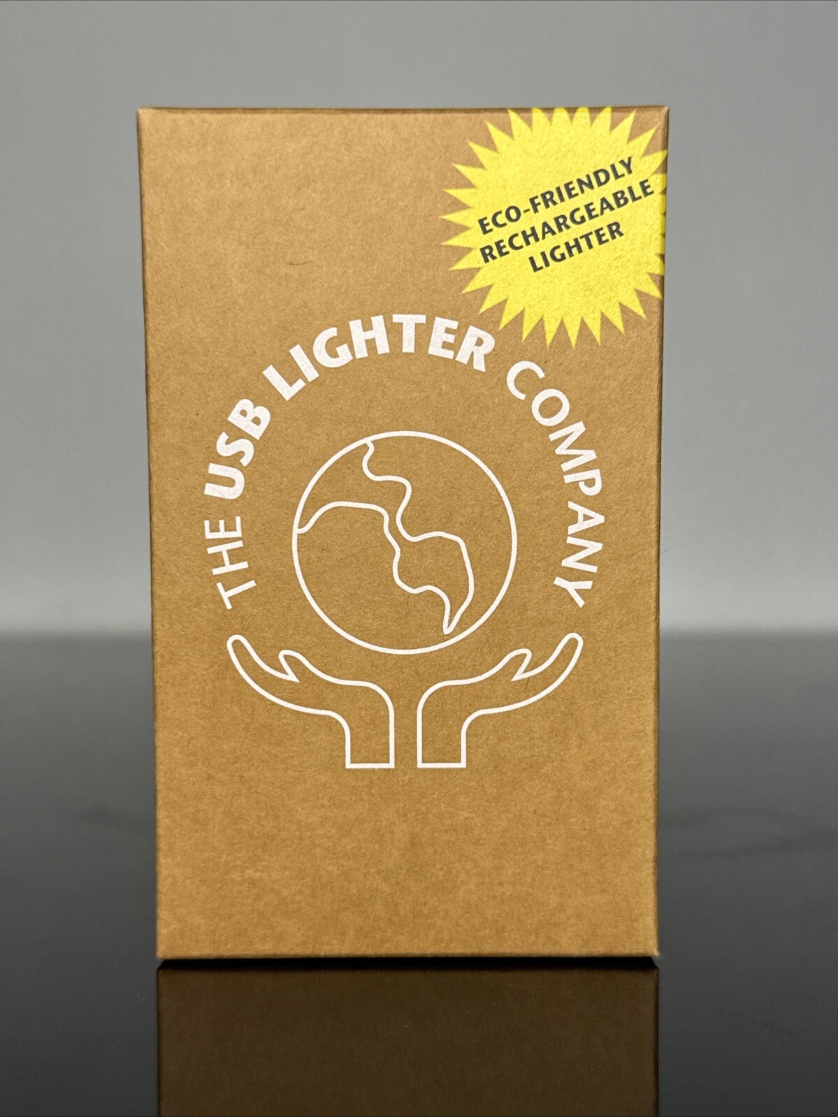 The USB Lighter Company Rechargeable Slim Lighter Silver  Free Shipping Y
