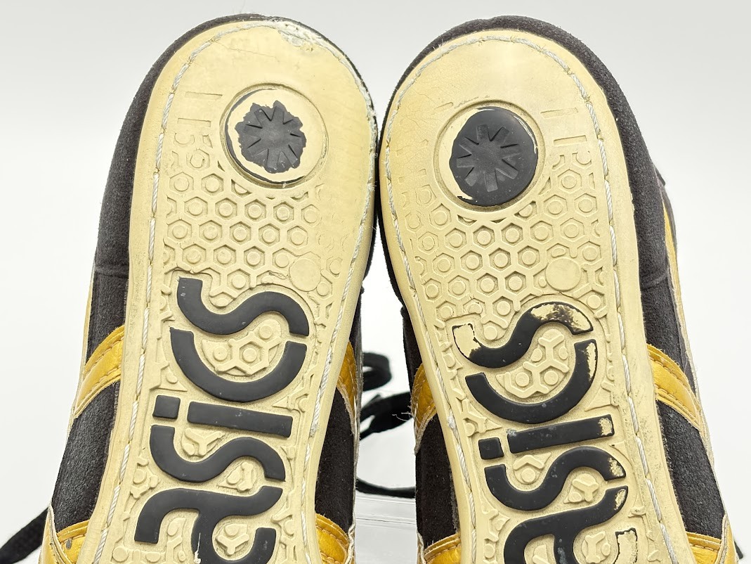ASICS EX-EO Old model Wrestling Boxing shoes TWR900 US 8 26.0cm Black Gold USED