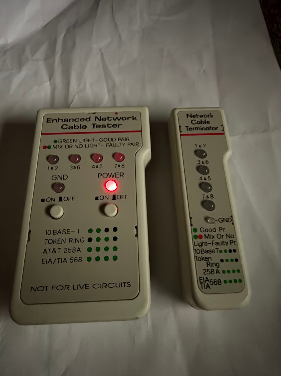 Enhanced Network Cable Tester w/ Remote Terminator RJ45