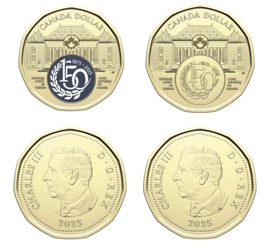 2025 Canada $1 Commemorating 150 Years of the Supreme Court of Canada