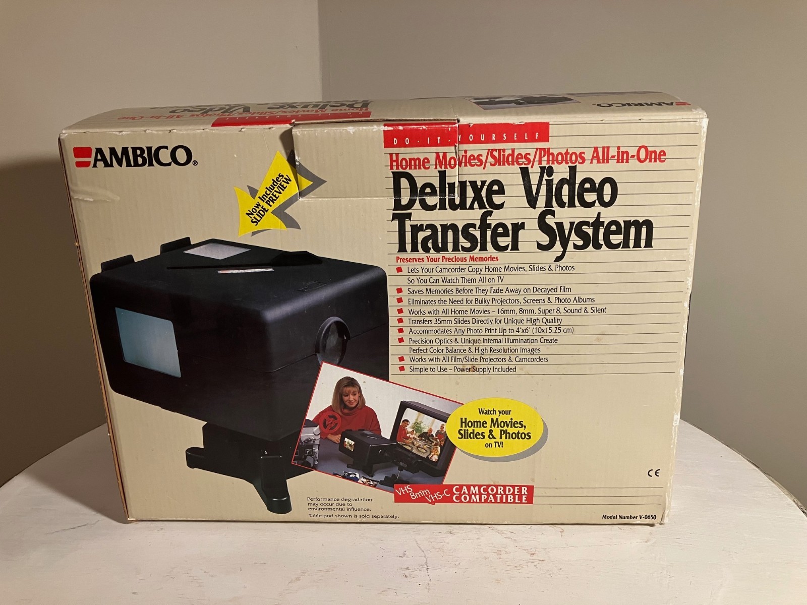 Ambico Deluxe Video Transfer System Model # V-0650 (Never Used)