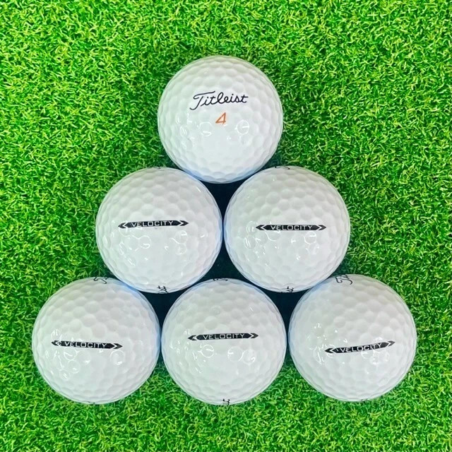 36 Titleist Velocity Bulk Lot Used Golf Balls 5A Quality White