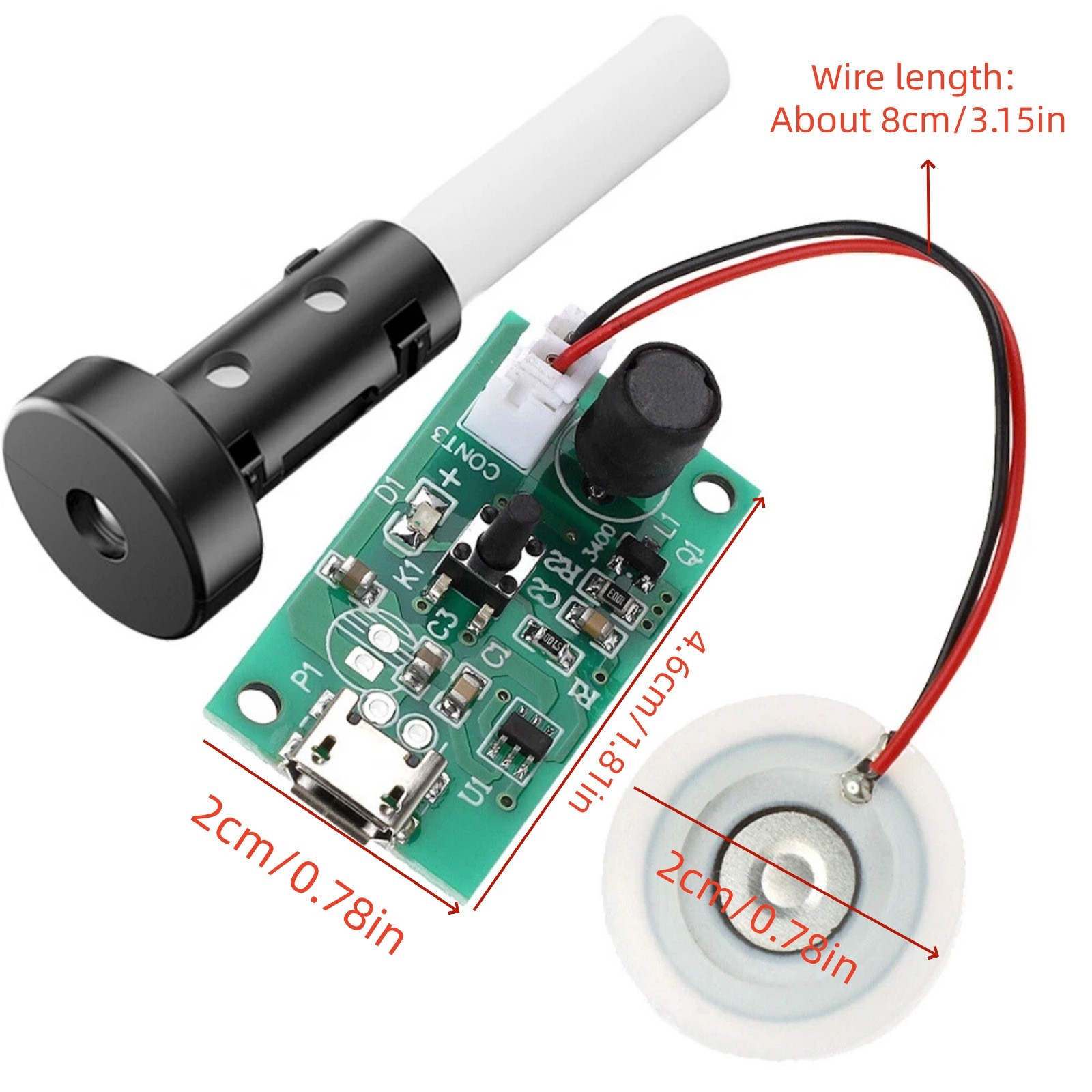 For Mist Maker Device 4PCS USB Atomizer Driver Board Set Professional Grade