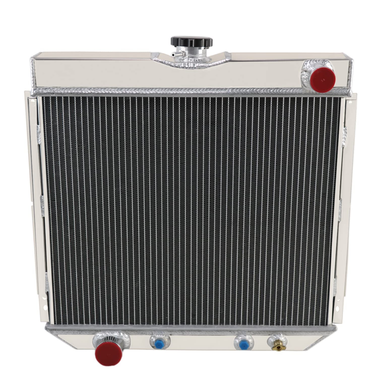 4 Row Aluminum Radiator for 1966-70 Mustang Falcon Torino Maverick 1966-73 Comet